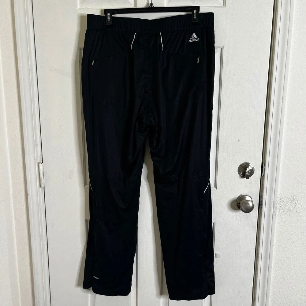 NWT‎ Adidas Softshell Golf Soft Shell Pants Mens L Black ClimaProof Lighweight